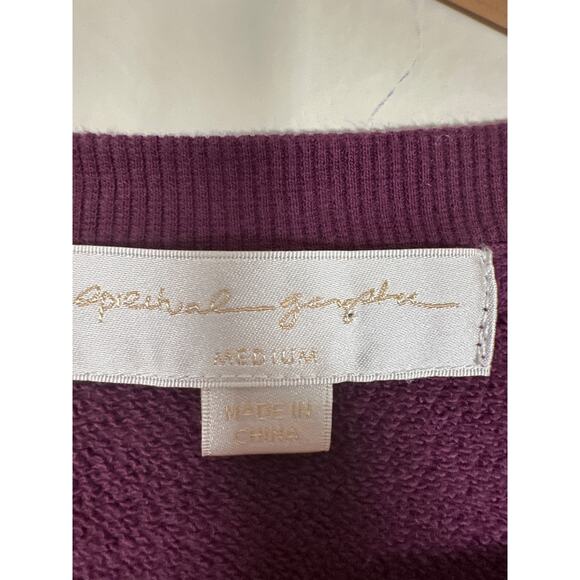 Spiritual Gangster Love Mazzy Cropped Sweatshirt Crewneck Womens Medium Purple - Picture 8 of 10